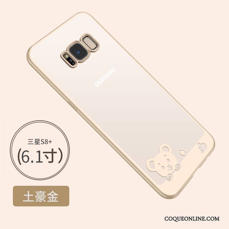 Samsung Galaxy S8+ Coque De Téléphone Étoile Tout Compris Fluide Doux Or Très Mince Créatif