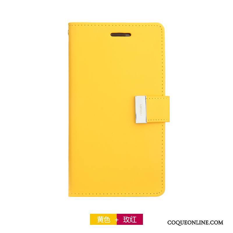 Samsung Galaxy S8+ Coque Fluide Doux Silicone Étui En Cuir Protection Jaune Étoile Clamshell