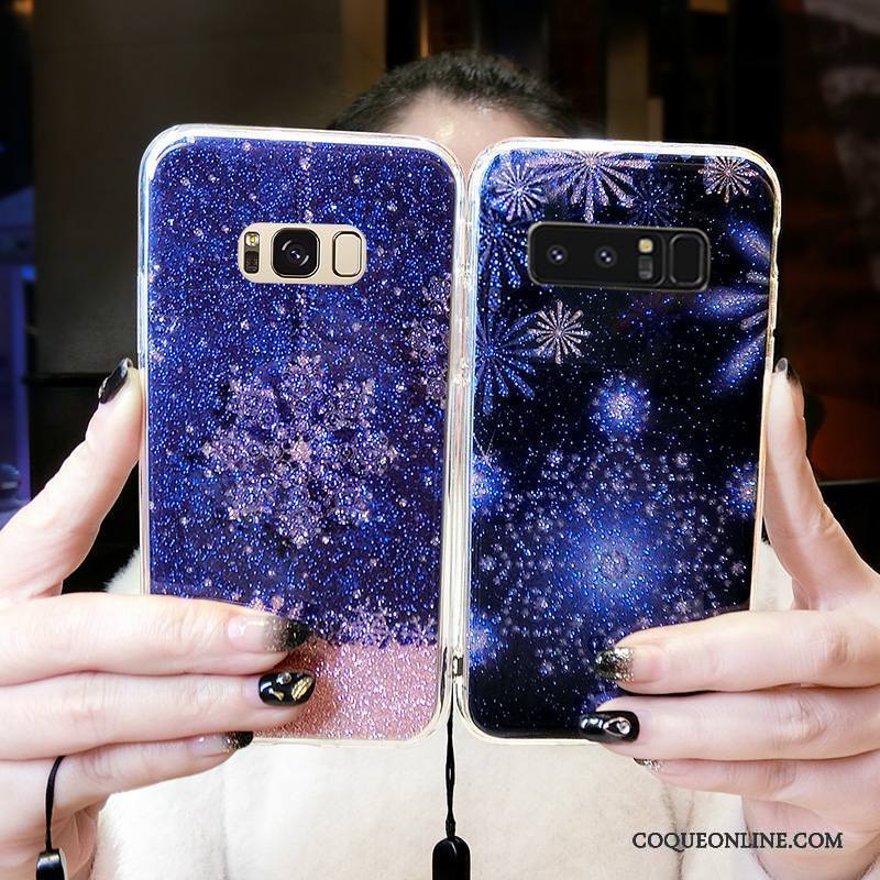 Samsung Galaxy S8 Coque Personnalité Étui Incassable Tendance Créatif Fluide Doux Étoile
