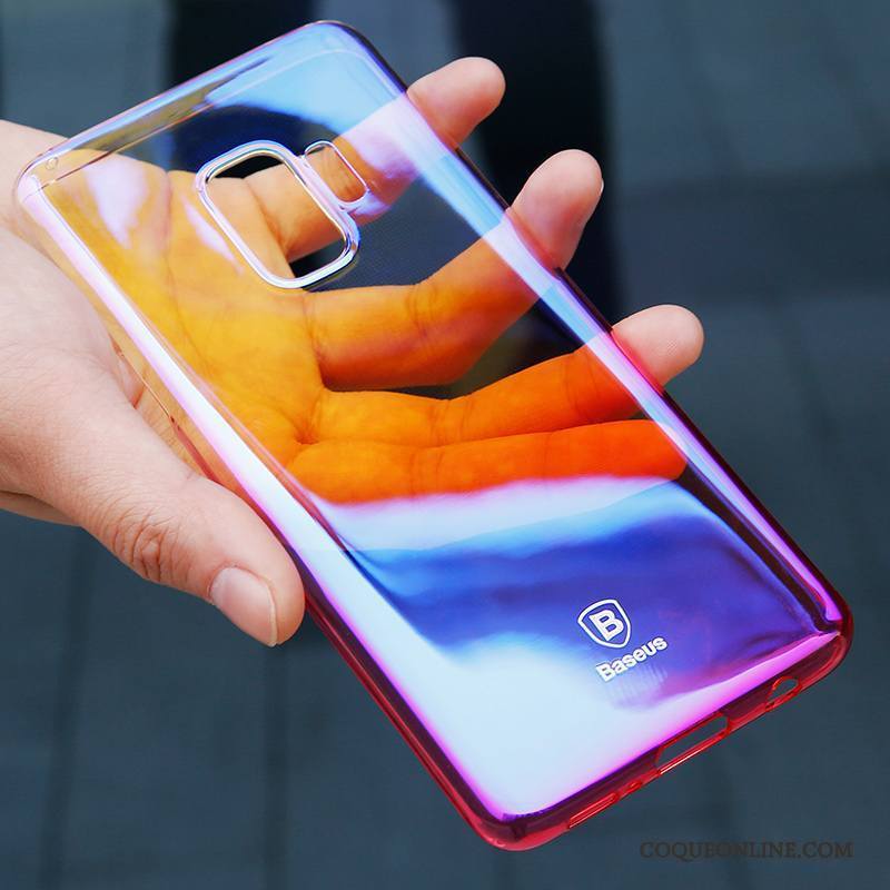 Samsung Galaxy S8+ Coque Placage Très Mince Difficile Incassable Violet Étoile