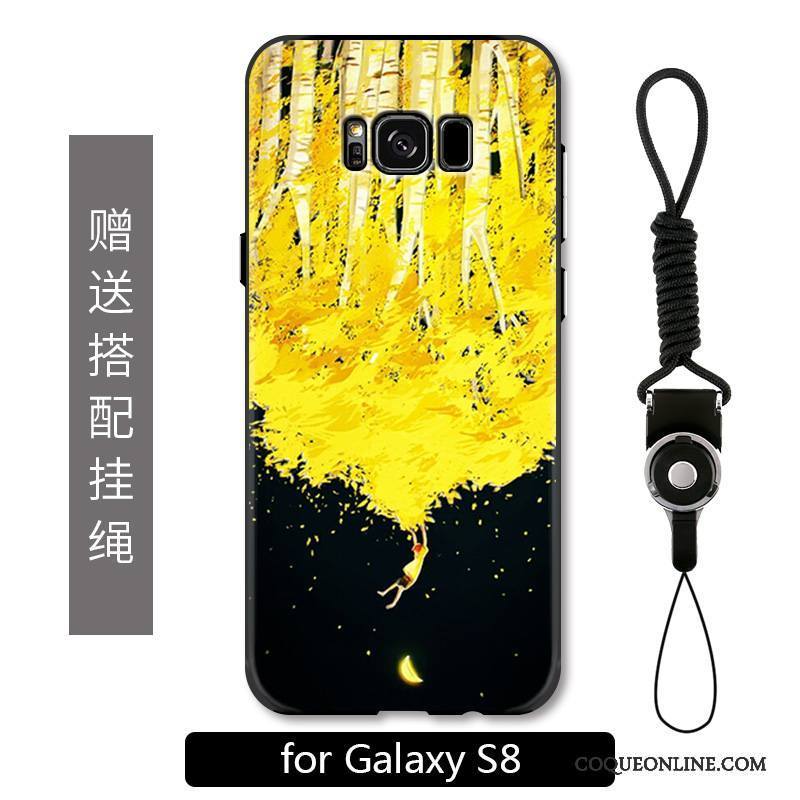 Samsung Galaxy S8 Coque Étoile Peinture Protection Ornements Suspendus Incassable Étui Créatif