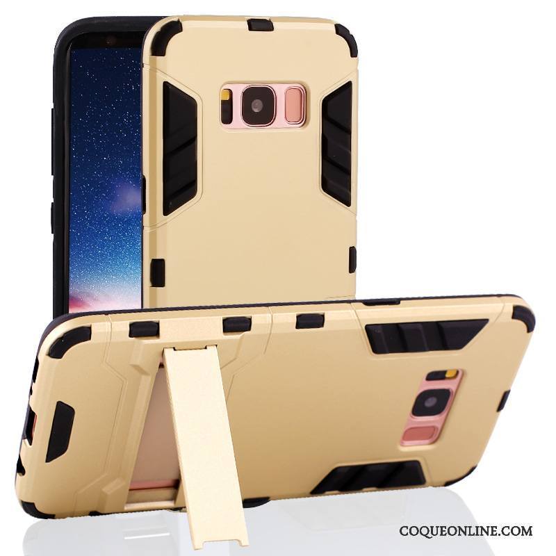 Samsung Galaxy S8+ Difficile Étoile Coque De Téléphone Incassable Tout Compris Or Étui