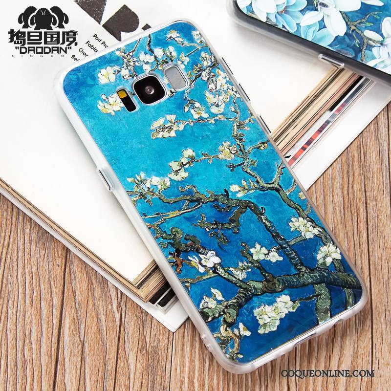 Samsung Galaxy S8+ Incassable Bleu Coque Étoile Tout Compris Tendance Téléphone Portable