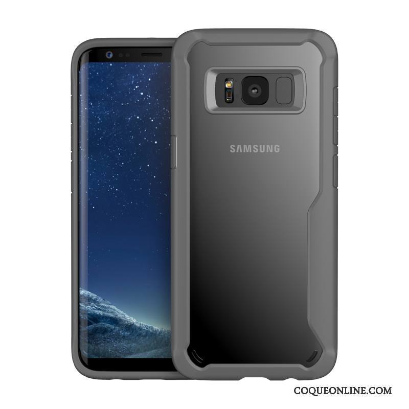 Samsung Galaxy S8 Incassable Protection Fluide Doux Étoile Gris Étui Coque