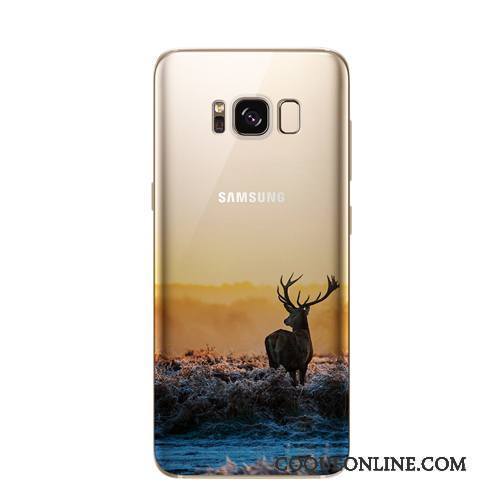 Samsung Galaxy S8 Jaune Coque De Téléphone Tendance Créatif Silicone Simple Étoile