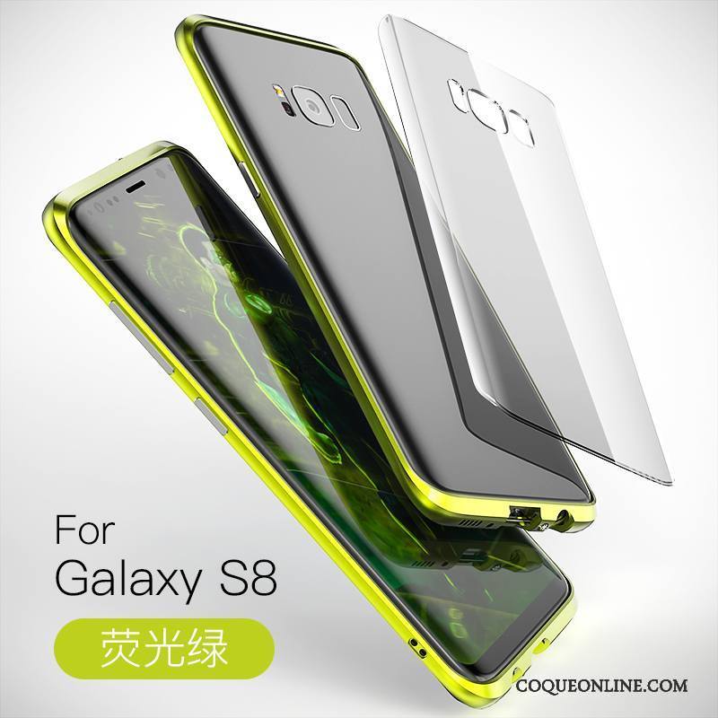 Samsung Galaxy S8 Métal Créatif Coque Protection Étui Border Étoile