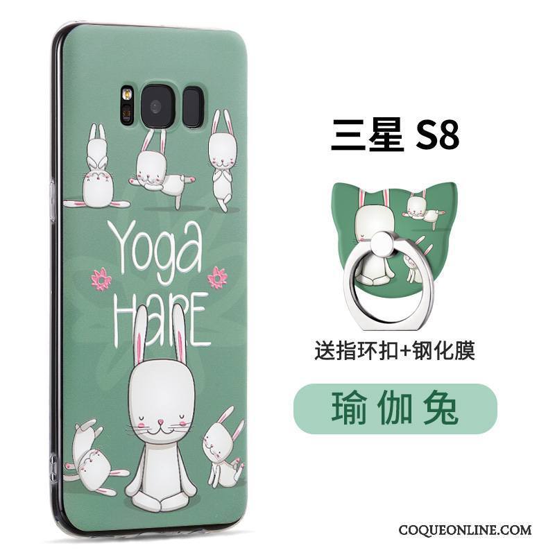 Samsung Galaxy S8 Protection Incassable Étui Transparent Coque De Téléphone Étoile Dessin Animé