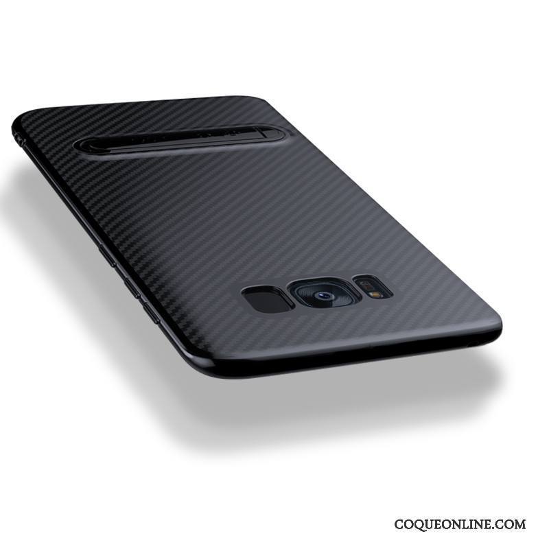 Samsung Galaxy S8 Silicone Étoile Étui Noir Coque De Téléphone Protection Tout Compris