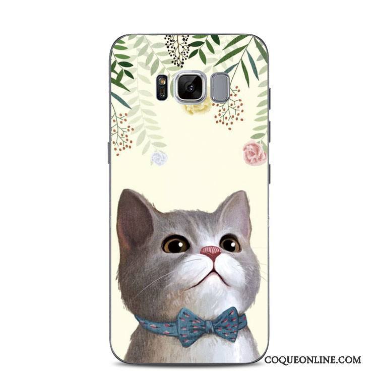 Samsung Galaxy S8+ Tout Compris Chat Clair Gaufrage Étoile Coque Incassable