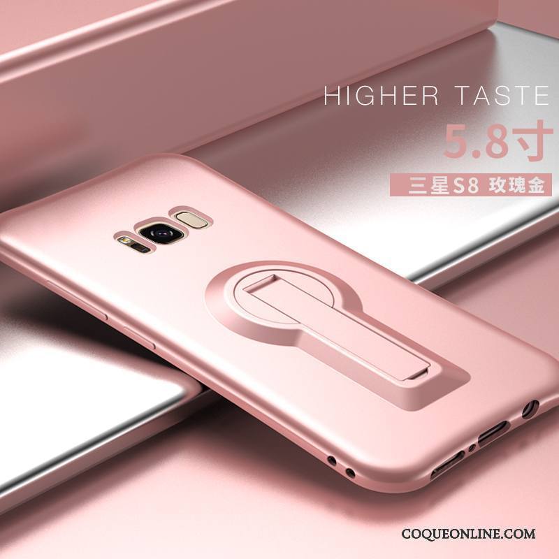 Samsung Galaxy S8 Étoile Incassable Très Mince Rose Coque De Téléphone Créatif Étui