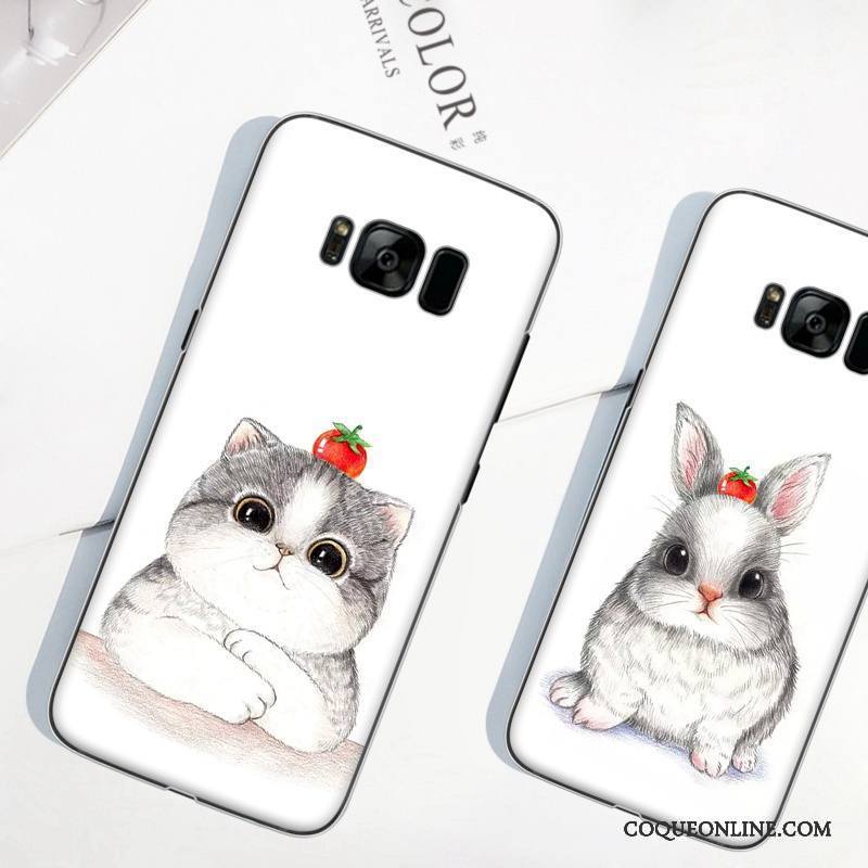 Samsung Galaxy S8 Étoile Peinture Protection Coque De Téléphone Blanc Créatif