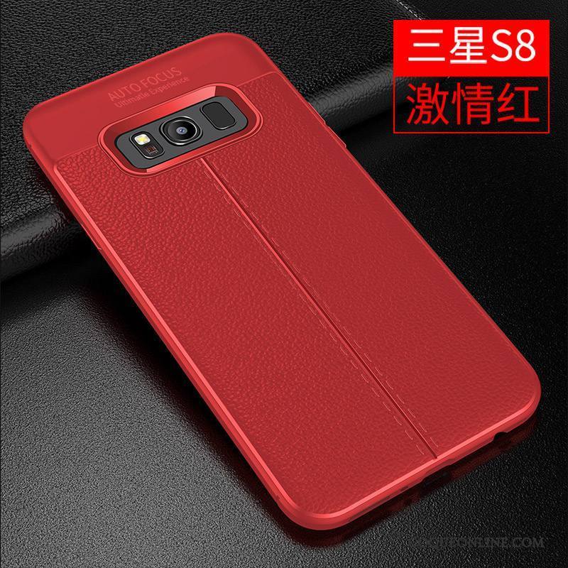 Samsung Galaxy S8 Étoile Étui Tendance Modèle Fleurie Coque De Téléphone Rouge Incassable