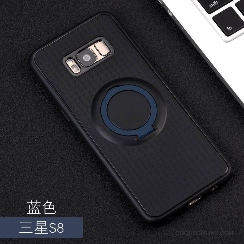 Samsung Galaxy S8 Étui Silicone Coque Protection De Téléphone Noir Fluide Doux