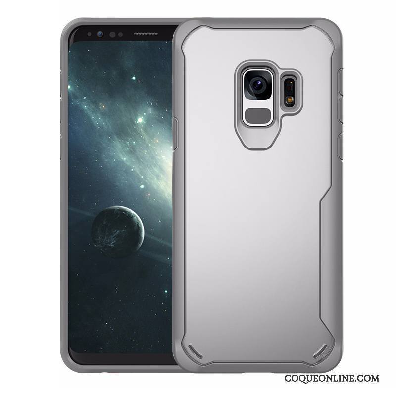 Samsung Galaxy S9+ Coque De Téléphone Business Protection Incassable Gris Étui Fluide Doux