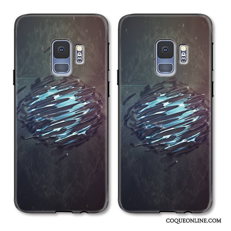 Samsung Galaxy S9 Coque De Téléphone Nouveau Personnalité Simple Peinture Étoile Gris