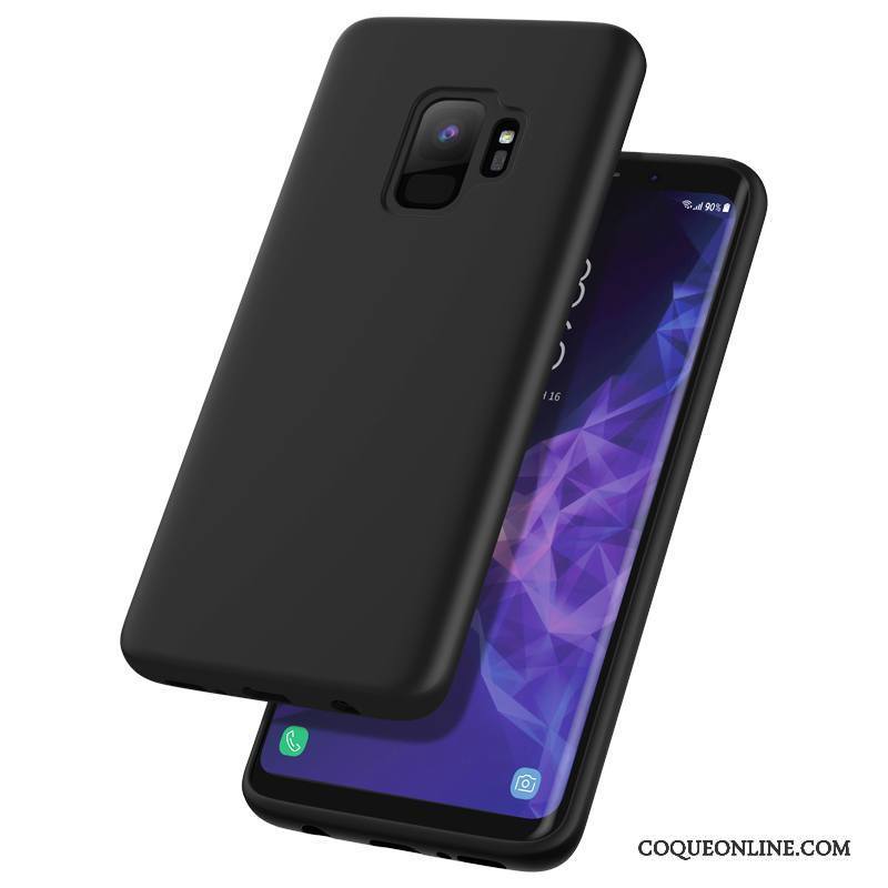 Samsung Galaxy S9 Coque De Téléphone Très Mince Incassable Fluide Doux Protection Étui Noir