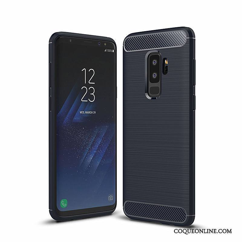 Samsung Galaxy S9+ Coque Fibre Incassable Tout Compris Silicone Étui De Téléphone