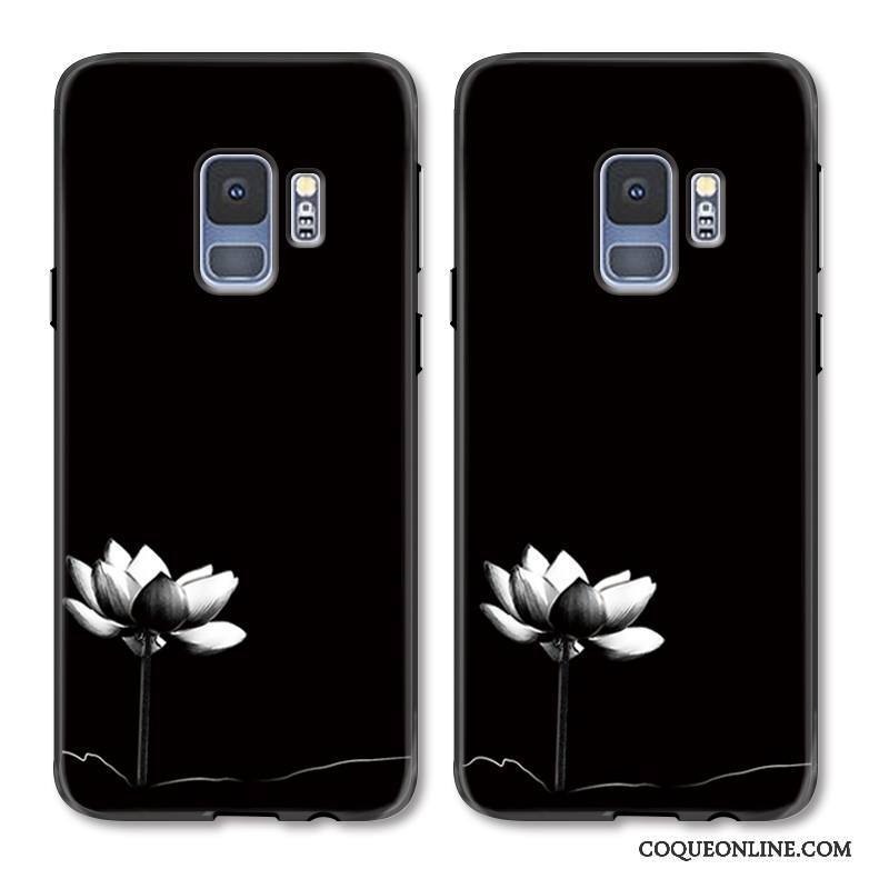 Samsung Galaxy S9 Coque Frais Gaufrage Art Étoile Étui Simple Ligne