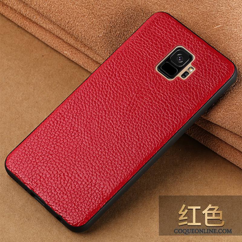 Samsung Galaxy S9 Coque Protection Incassable Marque De Tendance Créatif Rouge Étoile Tout Compris