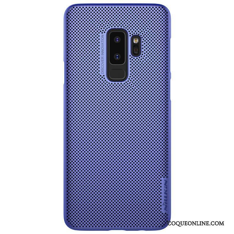 Samsung Galaxy S9+ Coque Refroidissement Or Bleu Étui Protection Étoile Téléphone Portable