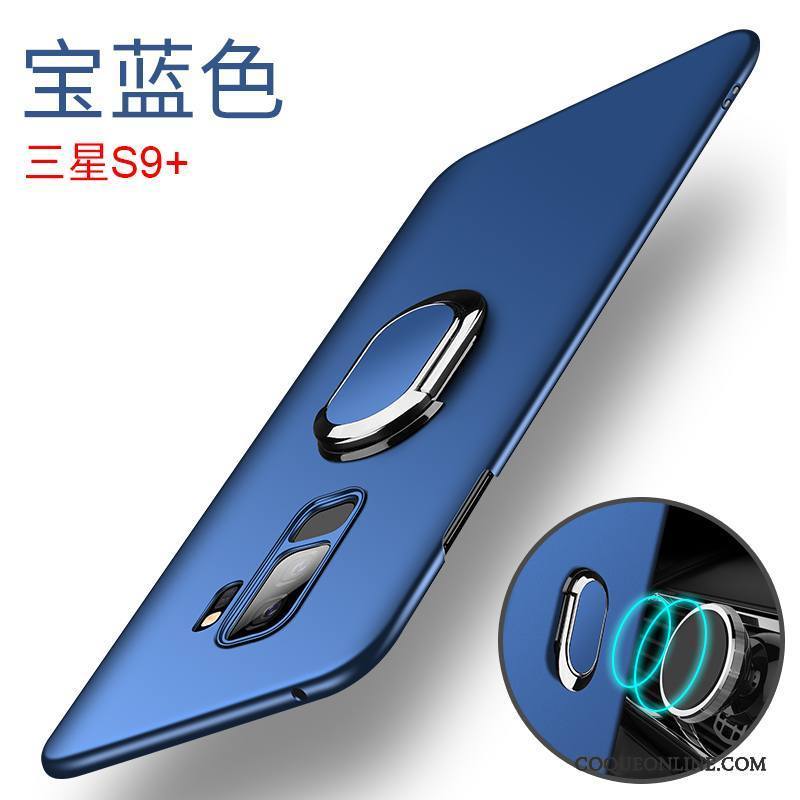 Samsung Galaxy S9+ Coque Étoile Étui Difficile Bleu Protection Incassable