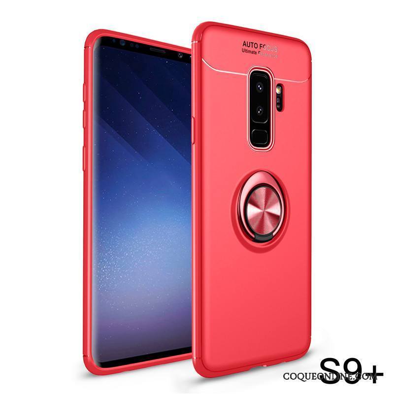 Samsung Galaxy S9+ Protection Tout Compris Rouge Étoile Marque De Tendance Incassable Coque