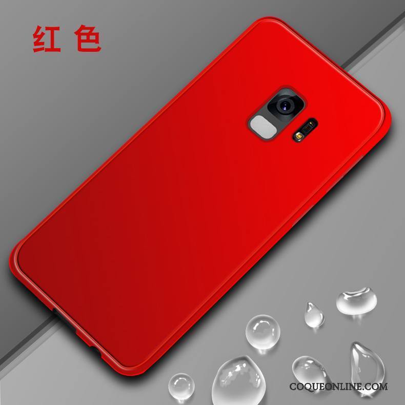 Samsung Galaxy S9+ Tout Compris Étoile Silicone Coque Très Mince Délavé En Daim De Téléphone