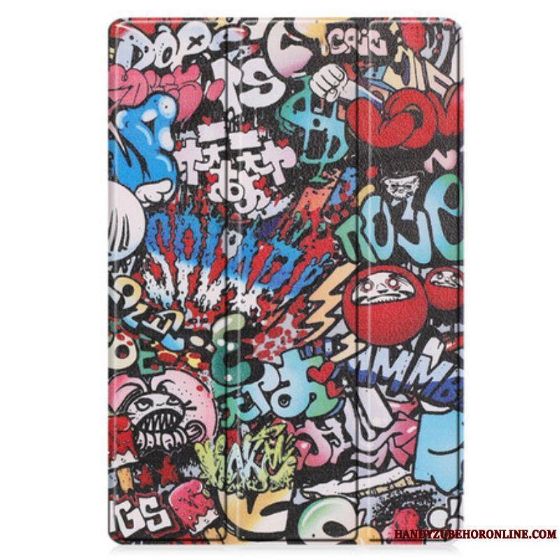 Smart Case Samsung Galaxy Tab S8 Plus / S7 Plus Renforcée graffitis