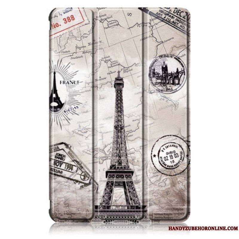 Smart Case Samsung Galaxy Tab S8 / Tab S7 Renforcée Tour Eiffel