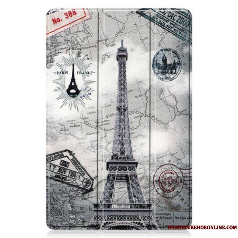 Smart Case Samsung Galaxy Tab S8 / Tab S7 Tour Eiffel Porte-Stylet