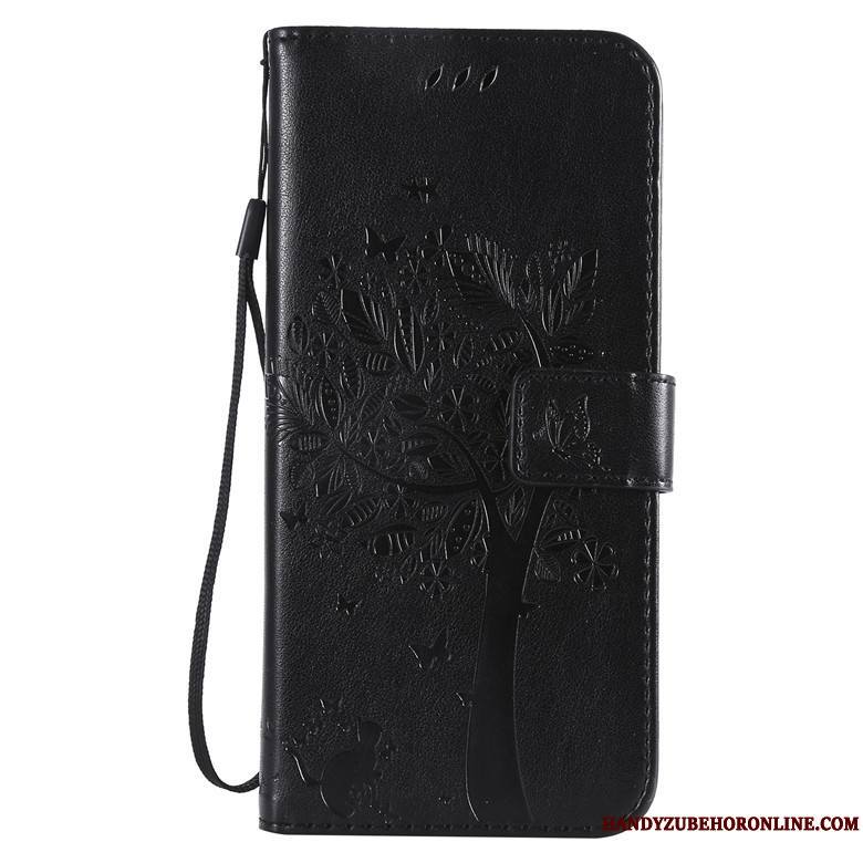 Sony Xperia 1 Ii Étui En Cuir Fluide Doux Protection Incassable Noir Coque De Téléphone Clamshell