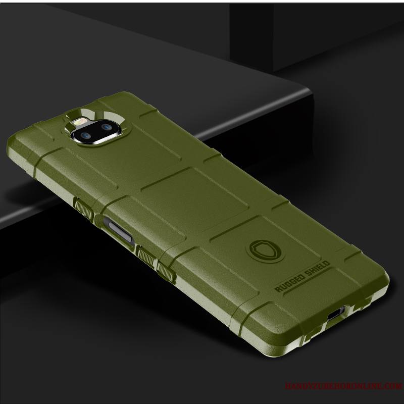 Sony Xperia 10 Incassable Silicone Vert Coque De Téléphone Fluide Doux Étui Protection