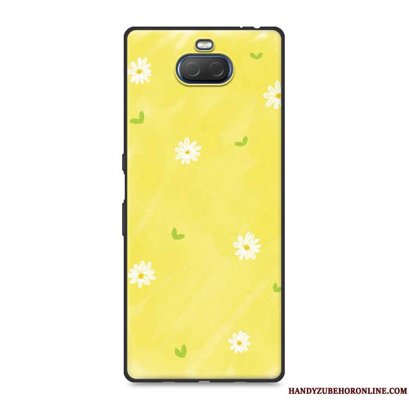 Sony Xperia 10 Personnalité Silicone Dessin Animé Fluide Doux Tout Compris Protection Coque De Téléphone