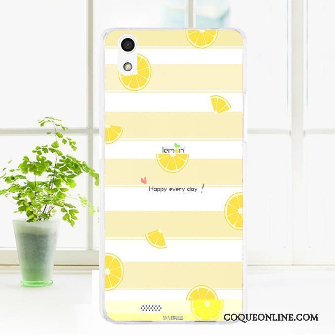 Sony Xperia C4 Jaune Fluide Doux Téléphone Portable Étui Protection Coque De Téléphone Transparent