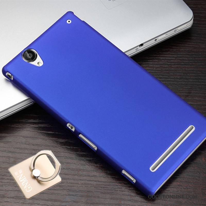Sony Xperia T2 Étui Bleu Protection Coque De Téléphone Difficile