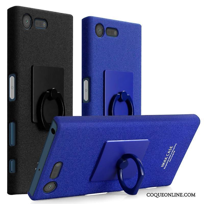 Sony Xperia X Compact Couleur Support Anneau Étui Bleu Coque De Téléphone