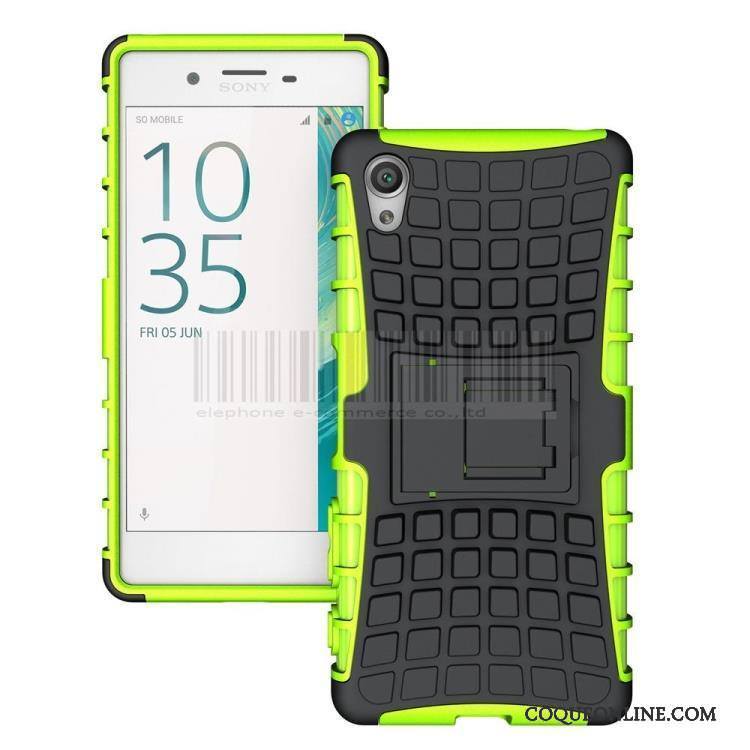 Sony Xperia X Support Téléphone Portable Incassable Protection Coque De Téléphone Vert Étui