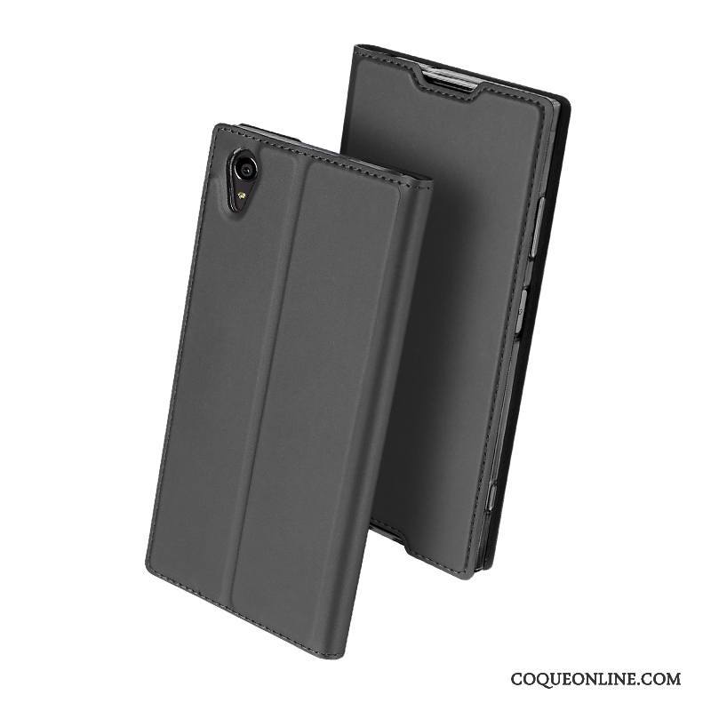 Sony Xperia Xa1 Plus Légère Coque Téléphone Portable Protection Business Housse Étui En Cuir