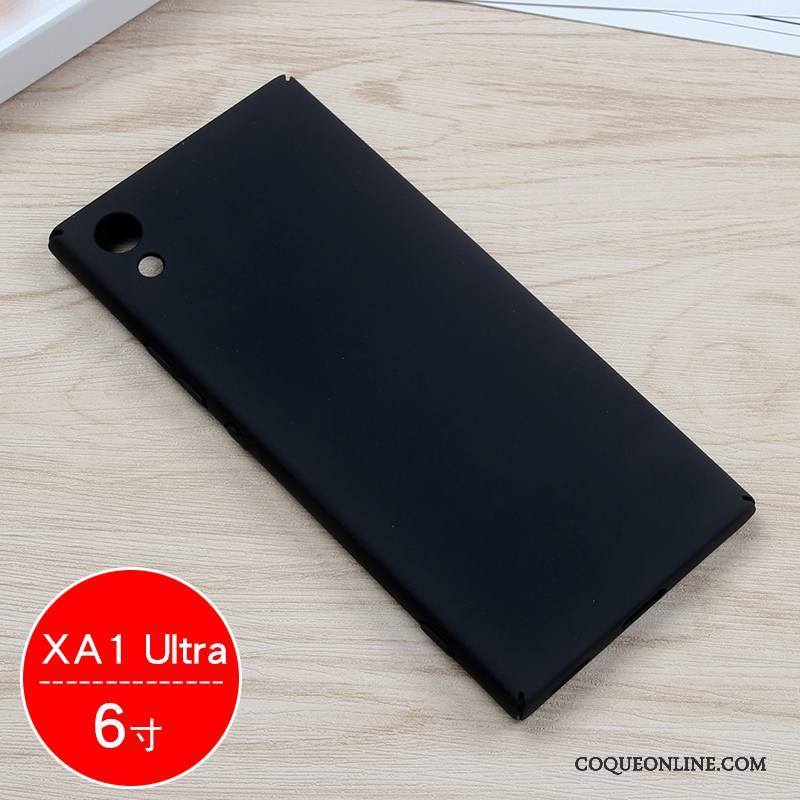 Sony Xperia Xa1 Ultra Rouge Étui Coque De Téléphone Noir Protection Ornements Suspendus