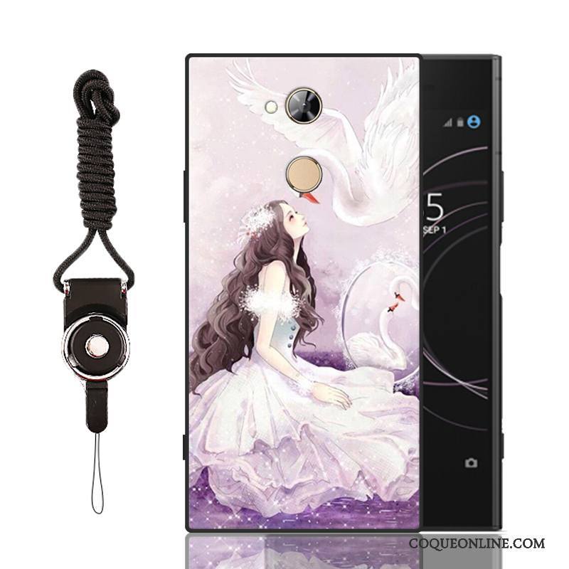 Sony Xperia Xa2 Coque Incassable Silicone Charmant Fluide Doux Dessin Animé Étui Protection