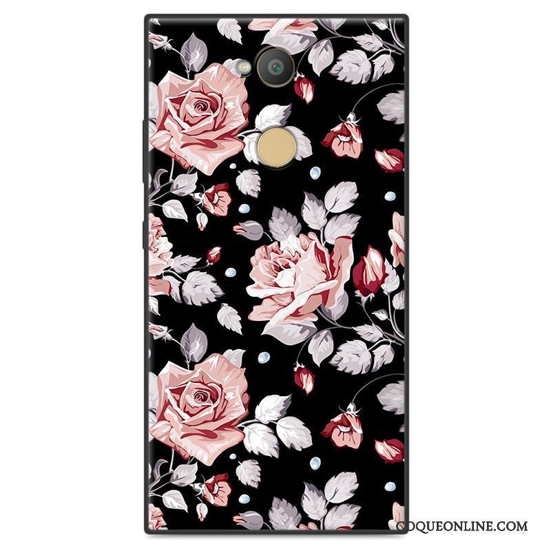 Sony Xperia Xa2 Ultra Protection Fleurs Fluide Doux Dessin Animé Étui Charmant Coque De Téléphone