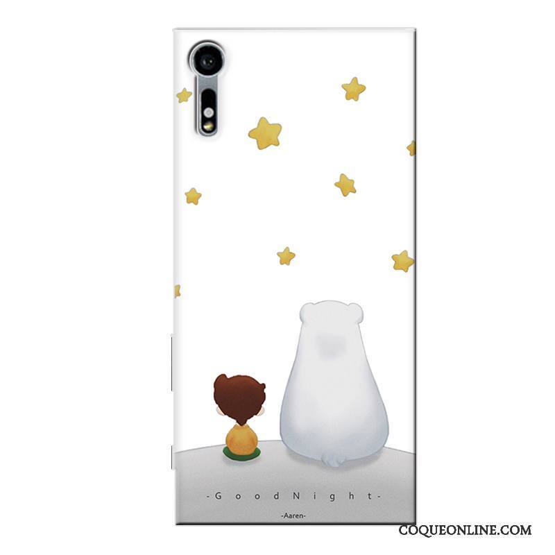 Sony Xperia Xz Modèle Blanc Dessin Animé Coque De Téléphone Personnalisé Téléphone Portable Fluide Doux