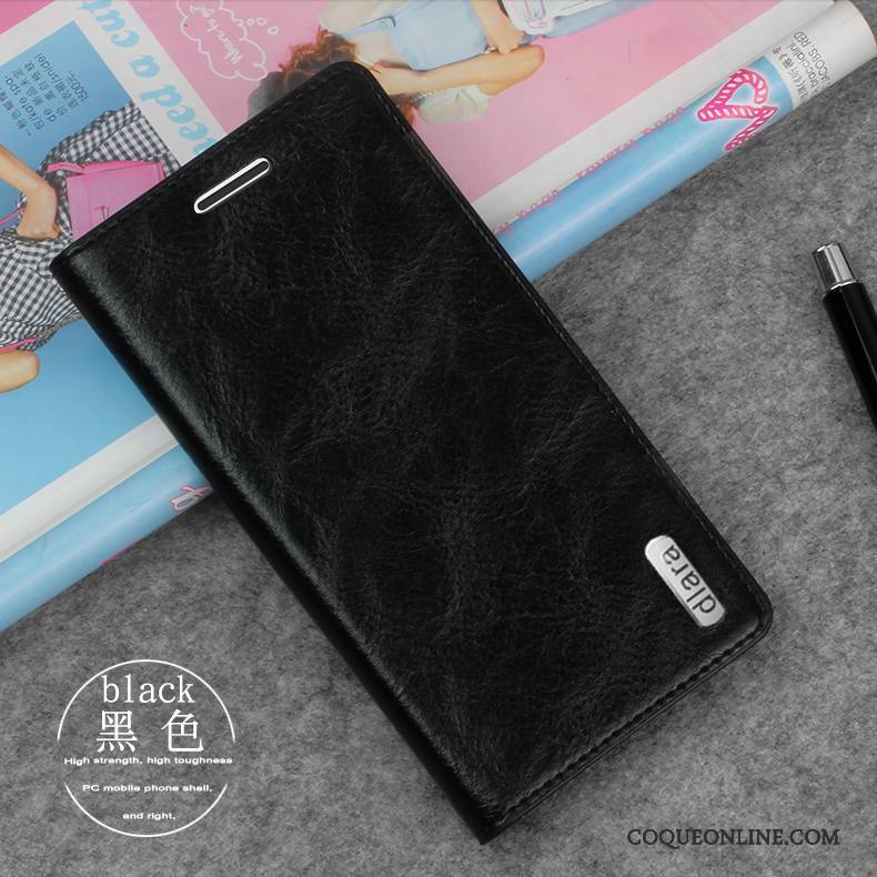 Sony Xperia Xz Noir Protection Incassable Étui Étui En Cuir Téléphone Portable Coque De Téléphone