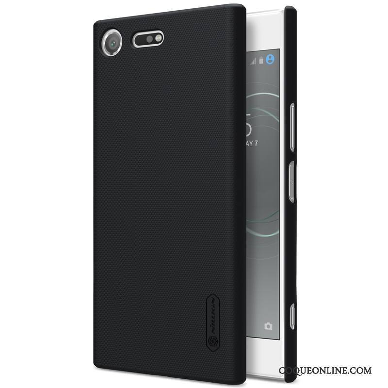 Sony Xperia Xz Premium Antidérapant Téléphone Portable Difficile Coque De Téléphone Noir Étui Délavé En Daim