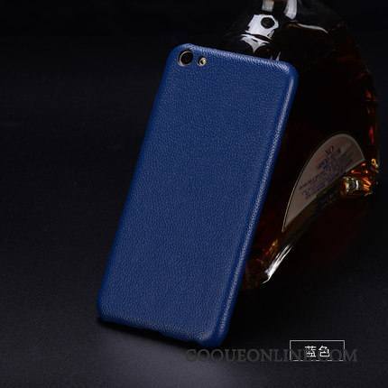 Sony Xperia Xz Premium Cuir Véritable Litchi Difficile Protection Coque De Téléphone Bleu Étui