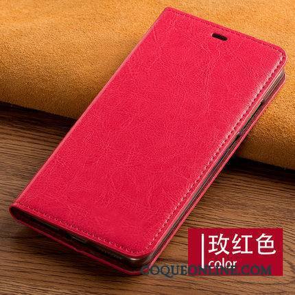 Sony Xperia Z1 Fluide Doux Business Cuir Véritable Coque De Téléphone Luxe Étui Rouge