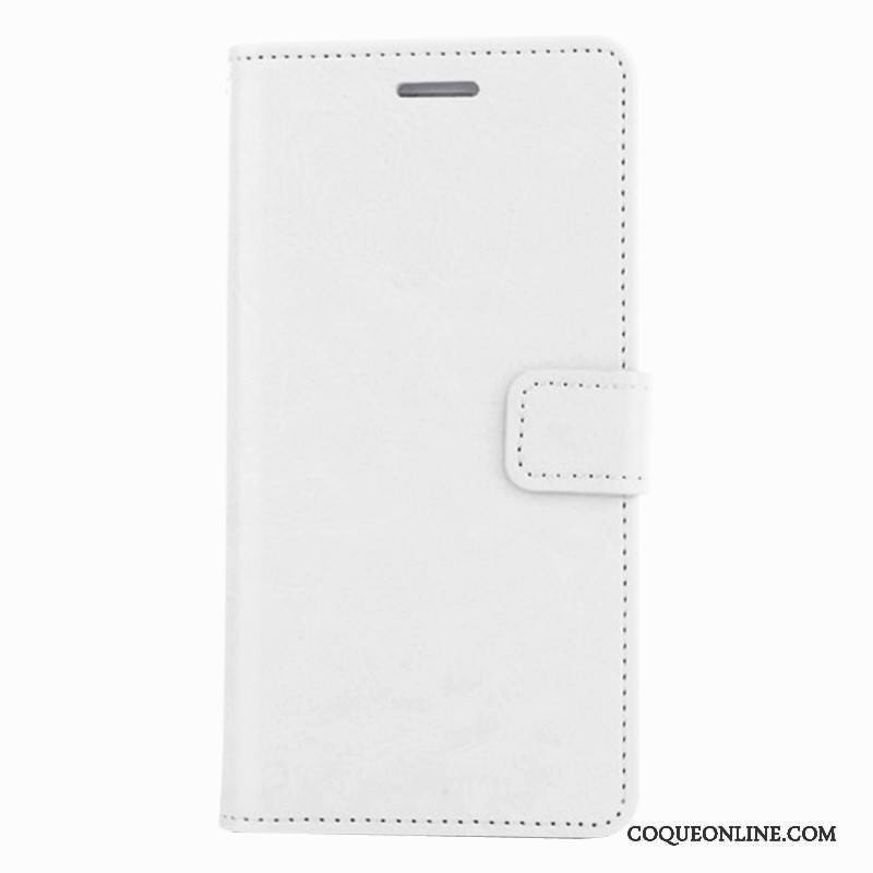 Sony Xperia Z3 Blanc Coque De Téléphone Housse Étui En Cuir Protection Téléphone Portable