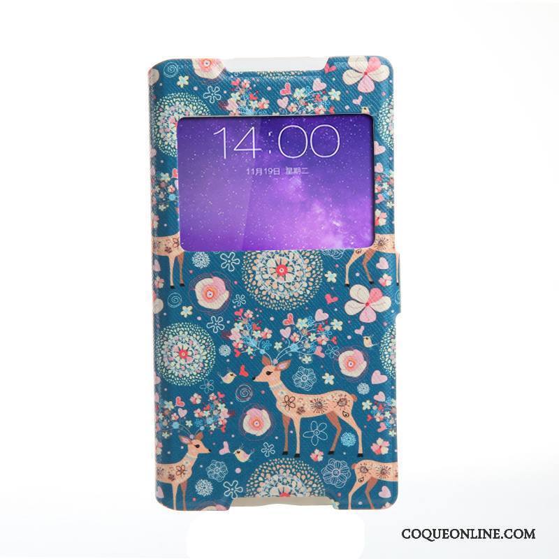 Sony Xperia Z5 Compact Peinture Coque De Téléphone Mini Fluide Doux Protection Ouvrir La Fenêtre Housse