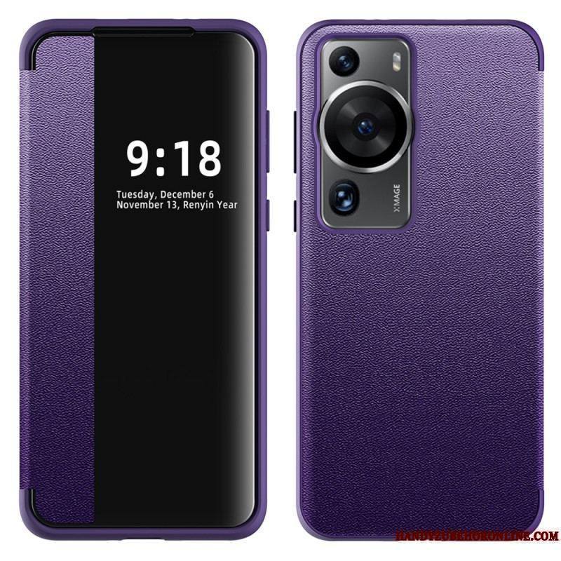 View Cover Huawei P60 Pro Simili Cuir