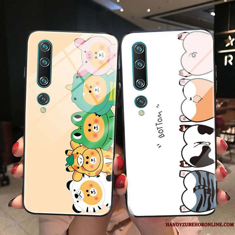 Xiaomi Mi 10 Coque Étui Protection Petit Ours Mode Jeunesse Verre